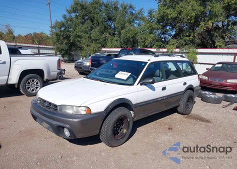 1996 Subaru Legacy Outback z USA, uszkodzony, nr VIN 4S3BG6858T7382846